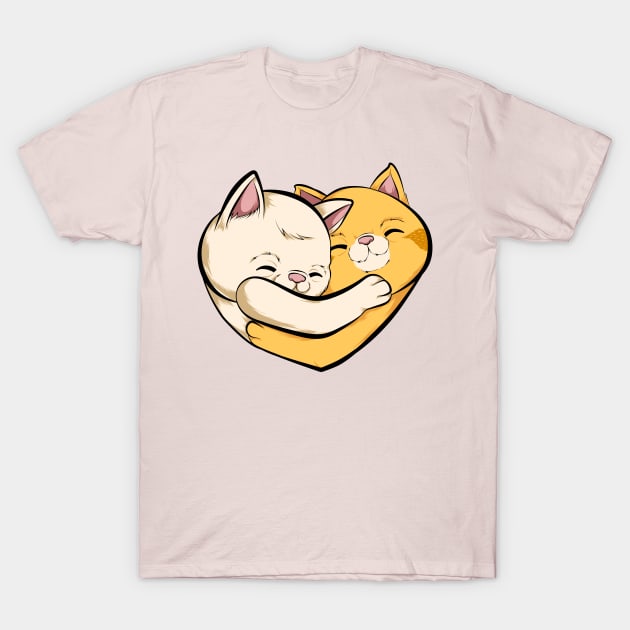 cute, funny and loving kittens T-Shirt by the house of parodies